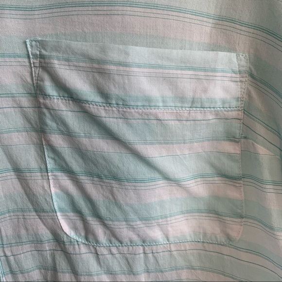 Columbia Sportswear Teal Plaid Long Sleeve Button Down Shirt Size Medium - Picture 3 of 8